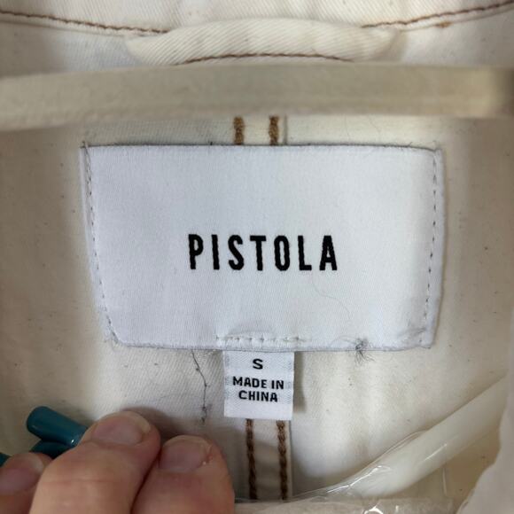 Pistola Parker Fields Suit Romper Ecru Small Boho minimalist utility - Picture 5 of 9